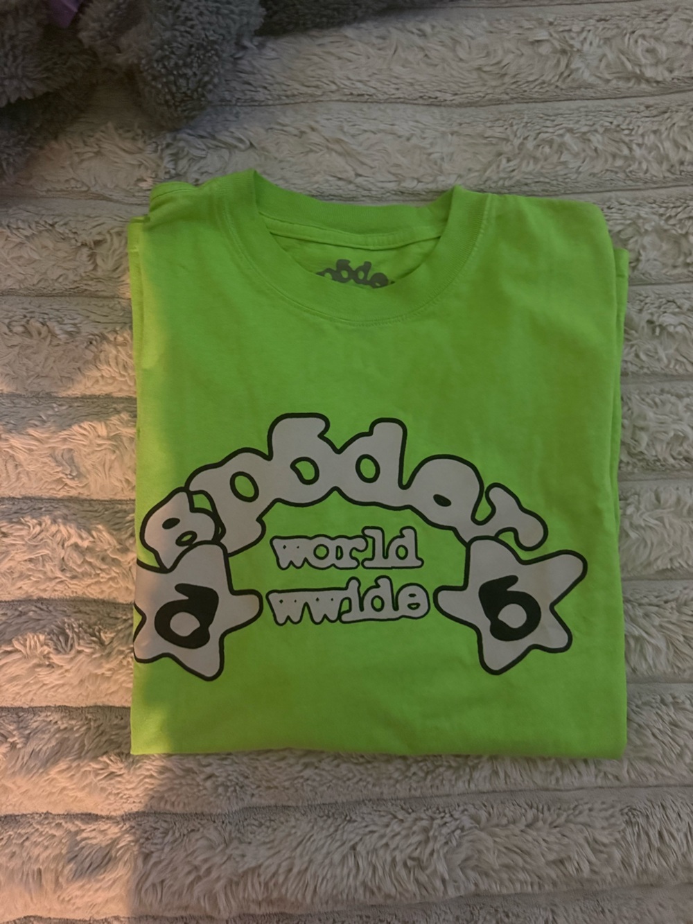 Sp5der Green Graphic T-Shirt